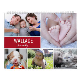 Behåll Anpassningsbarnas familjefoton - nytt årsmi Kalender