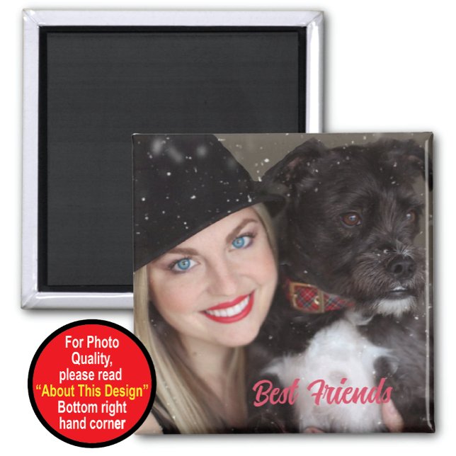 Behåll bästa vänner med foto magnet (Skapare uppladdad)