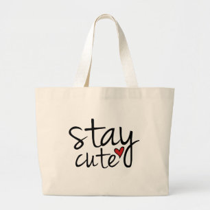 Behåll Cute Tote Bag Jumbo Tygkasse