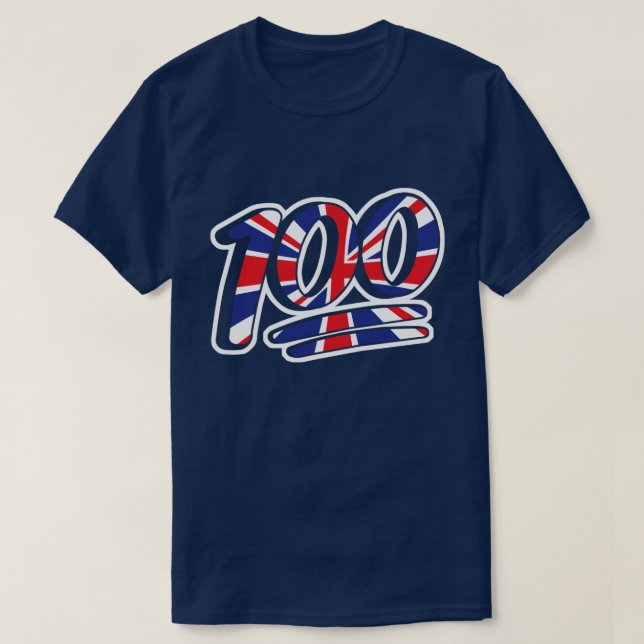 Behåll den 100 i London T Shirt (Design framsida)