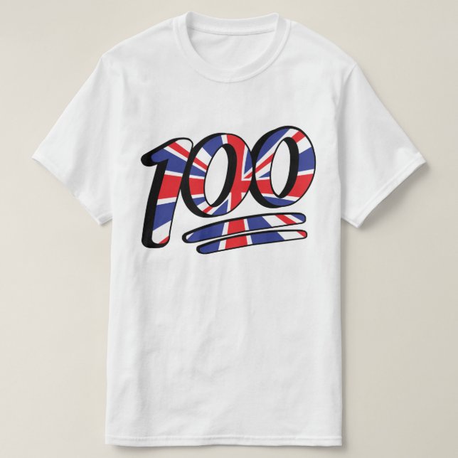 Behåll den 100 i London T Shirt (Design framsida)