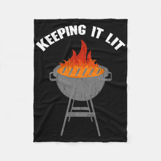 Behåll den Lit Lit Lit Lit Lit Lny Bbq Grilling Fleecefilt