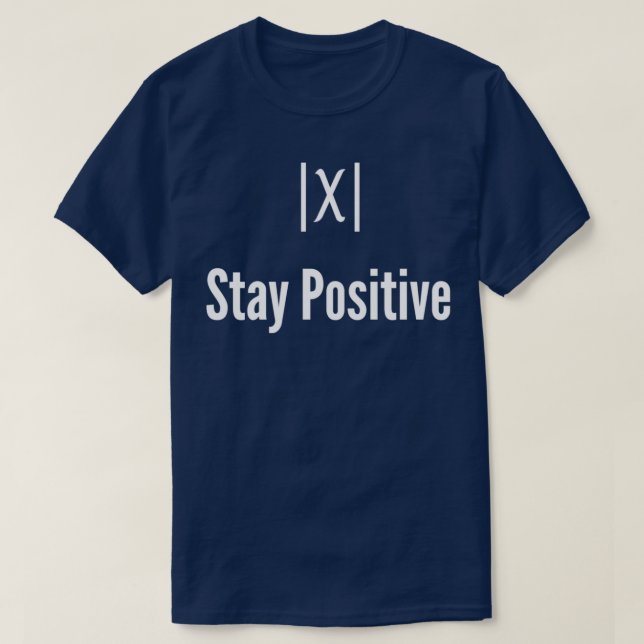 Behåll den positiva matematikens klassiska TShirt T Shirt (Design framsida)