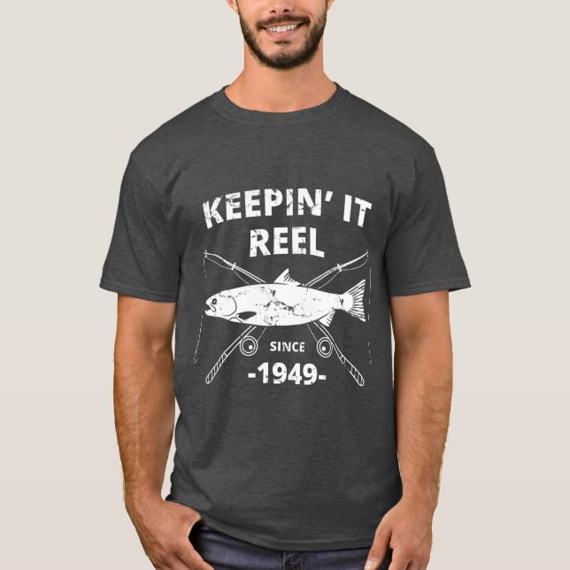 Behåll den sedan 1949 70:e födelsedagspressen t shirt (Framsida)