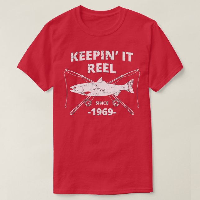 Behåll den sedan 1969, 50:e födelsedag, fiske G T Shirt (Design framsida)