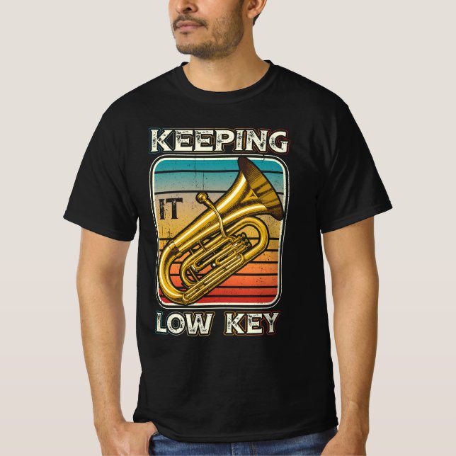 Behåll det låga Nyckel-instrumentets bussklass T Shirt (Framsida)