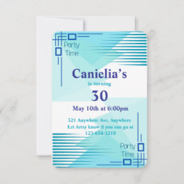 Behåll det teal inbjudningar