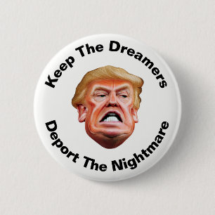 Behåll Drömmarna - Riksrätt mot Trump - Anti Trump Knapp