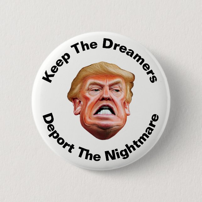 Behåll Drömmarna - Riksrätt mot Trump - Anti Trump Knapp (Framsida)