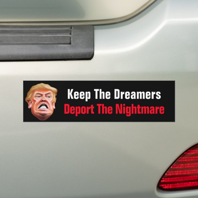 Behåll Drömmarna Utvisa Mardrömmen Anti Trump Bildekal (På Bil)