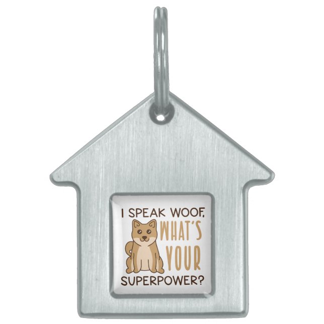 Behåll eller skapa din egen ID-bricka husdjur (Framsidan)