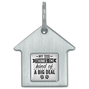 Behåll eller skapa din egen text och design :-) ID-bricka husdjur