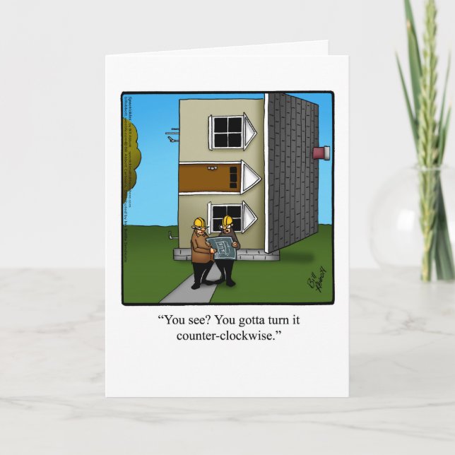 Behåll ett hälsningskort för Touch Humor Kort (Framsida)