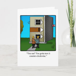 Behåll ett hälsningskort för Touch Humor Kort