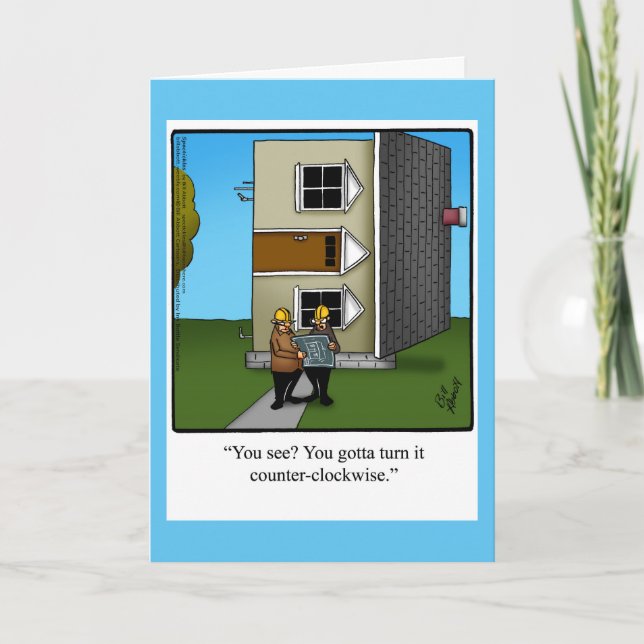 Behåll ett hälsningskort för Touch Humor Kort (Framsida)