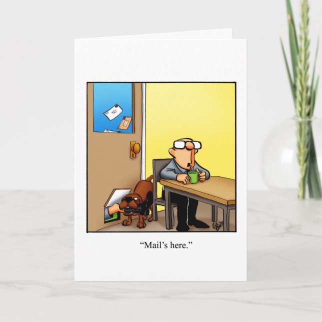 Behåll ett hälsningskort för Touch Humor Kort (Framsida)