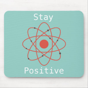 Behåll ett positivt atomvetenskapligt citat musmatta