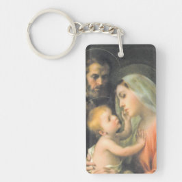 Behåll familjen - Religiösa Magnet Nyckelring