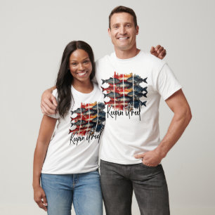 Behåll fiskarnas Flagga T Shirt