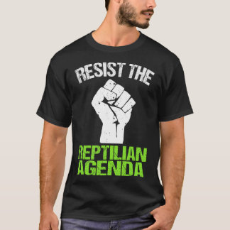Behåll flyttningen av Reptilian Agenda T Shirt