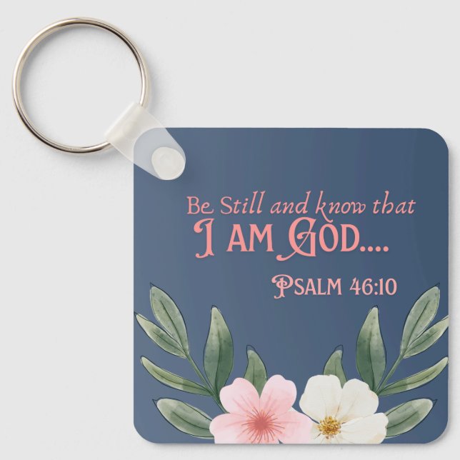 Behåll fortfarande nyckelkedja nyckelring (Framsida)