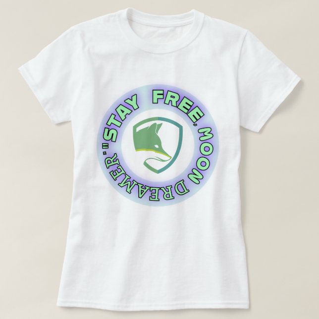Behåll fri Måne Dreamer | fozos | fras T Shirt (Design framsida)