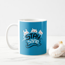 Behåll Galenhet typografi med sane-funktion Kaffemugg