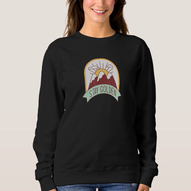 Behåll Golden Positive Sunshine Optimistic Inspira T Shirt (Framsida)