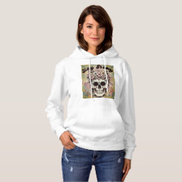 Behåll Groovy Skull Retro-Blommigten Halloween Sku T Shirt