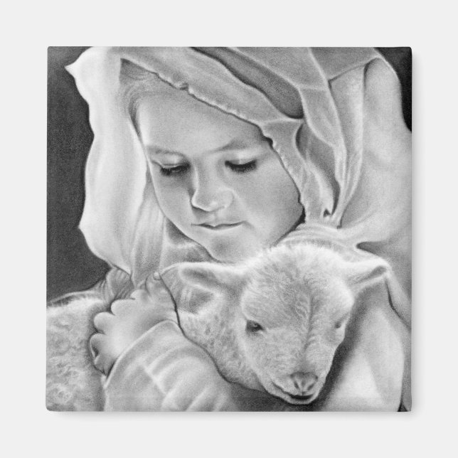 Behåll Guds magnetlampa Magnet (Framsidan)