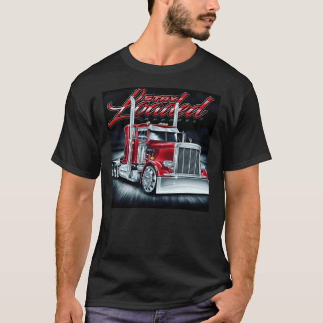 Behåll inläst Lastbil   T Shirt (Framsida)