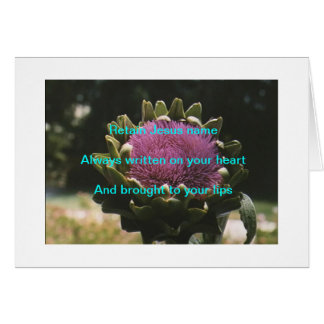 Behåll Jesus Namn Hälsningskort