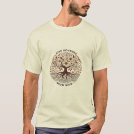 Behåll jordad, odla Vild - naturinspirerad artist T Shirt