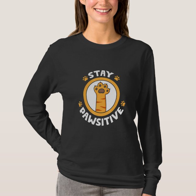 Behåll klämmande klåda från Tass-kattdjur T Shirt (Framsida)