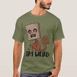 Behåll Konstig Sack-apa T Shirt