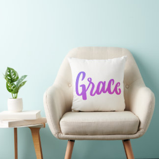 Behåll lila och Rosa för övertoningsdesign Kudde
