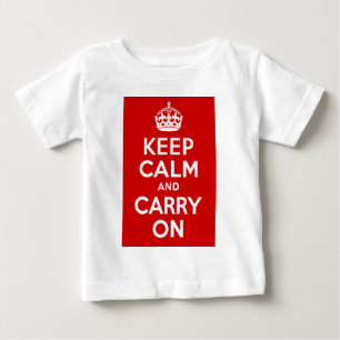 Behåll lugn och fortsätt tee shirt