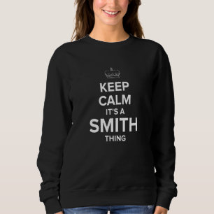 Behåll lugn Smith-sak Matchande familjehumor T Shirt