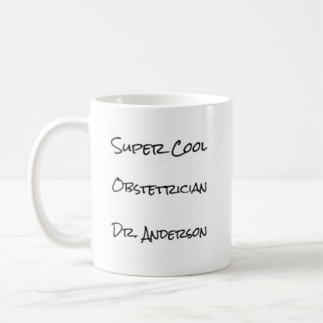 Behåll lugnet Det här är en söt väntan Kaffemugg (Vänster)