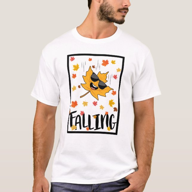 Behåll lugnet & Fall ner T Shirt (Framsida)