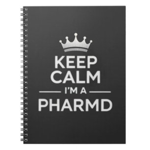Behåll lugnet jag är en PharmD Rolig apotek Anteckningsbok