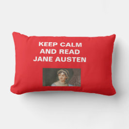 Behåll lugnet, läs Jane Austen Lumbarkudde