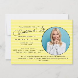 Behåll minimal inbjudan Firande till livstid