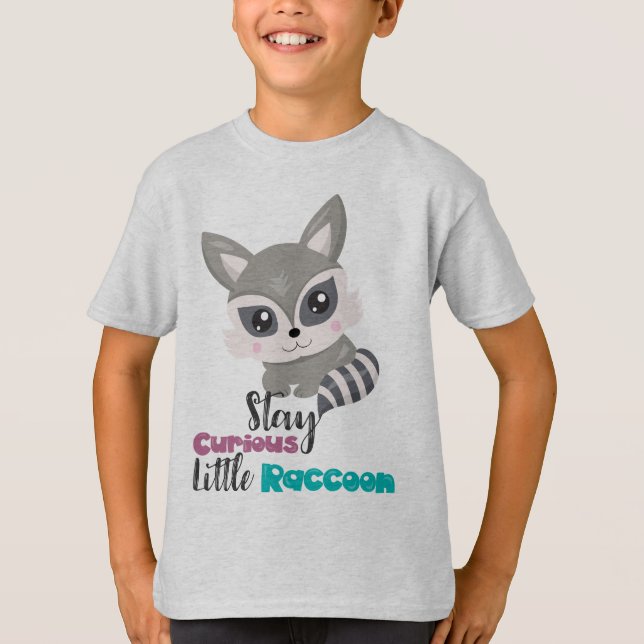 Behåll Nyfiken tagglös komfortSoft® T-Shirt (Framsida)