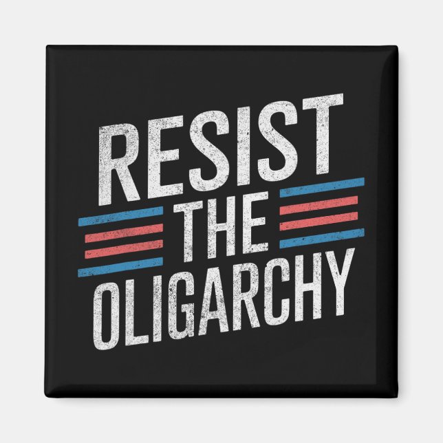 Behåll oligarkins antitrump 2 magnet (Framsidan)