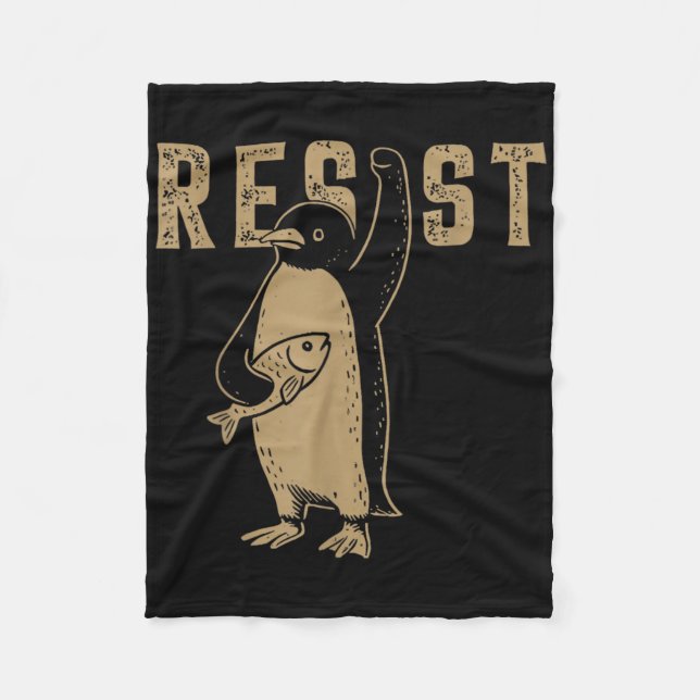 Behåll Penguin Activism Graphic Design 7 Fleecefilt (Framsidan)