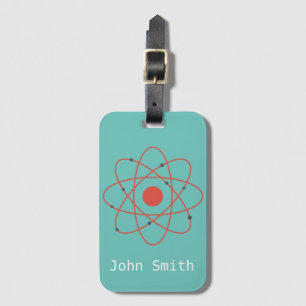 Behåll positiv atomfysikens geek bagagebricka