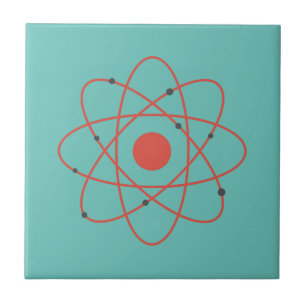 Behåll positiv atomfysikens geek kakelplatta