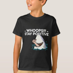 Behåll positiv fästmärke3 t shirt