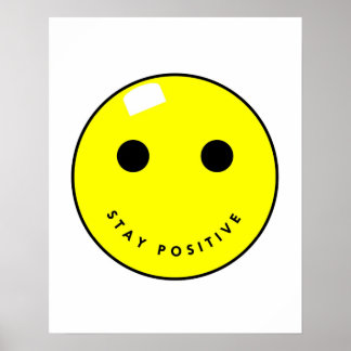 Behåll positiv Poster